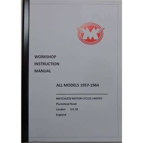 matchless workshop manual