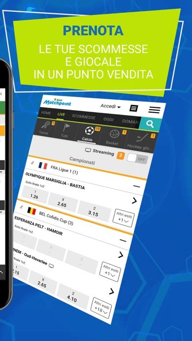 matchpoint scommebe calcio