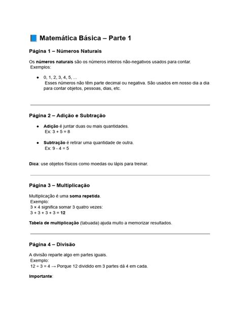 Matematica Basica 1 Saal