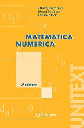 Read Online Matematica Numerica Unitext 