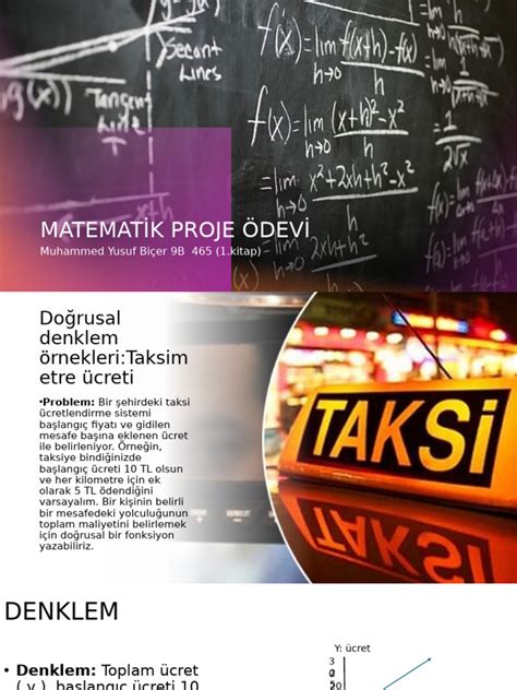 Matematik Proje ödevi