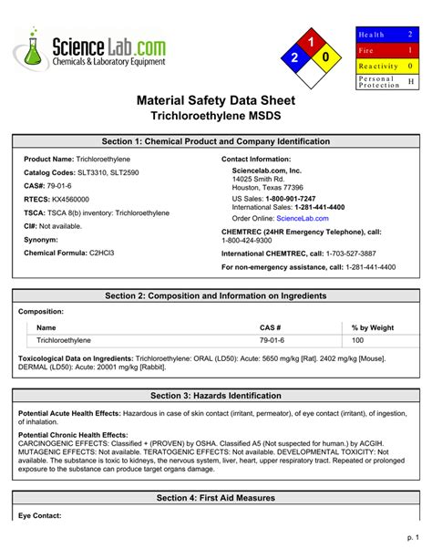 Material Safety Data Sheets Material Safety Data Sheet Msds Worksheet High School - Msds Worksheet High School