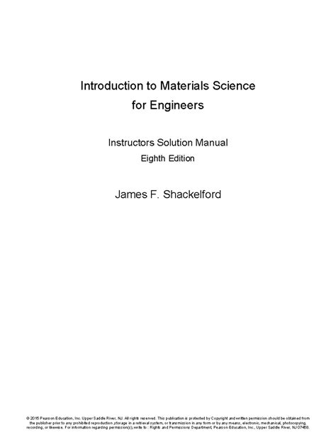 Read Online Material Science And Engineering Eighth Edition Solutions 