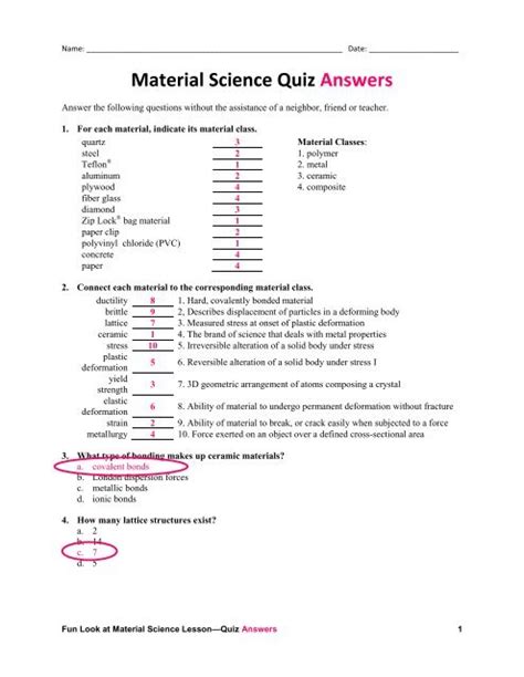 Read Online Material Science And Engineering Questions Answers 
