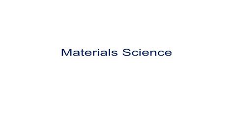 Full Download Material Science Nptel 