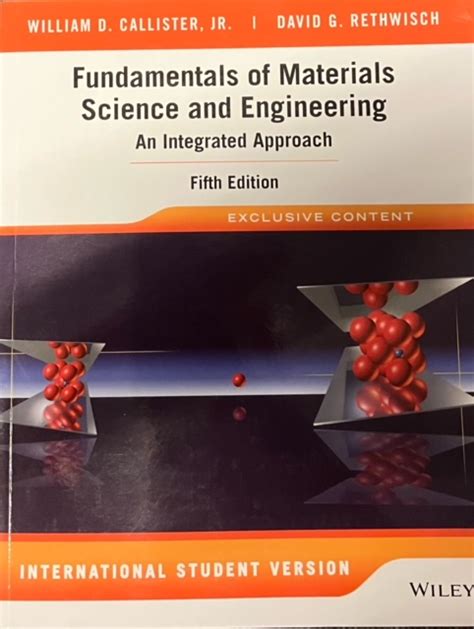 Materials Science Engineering 5th Ed