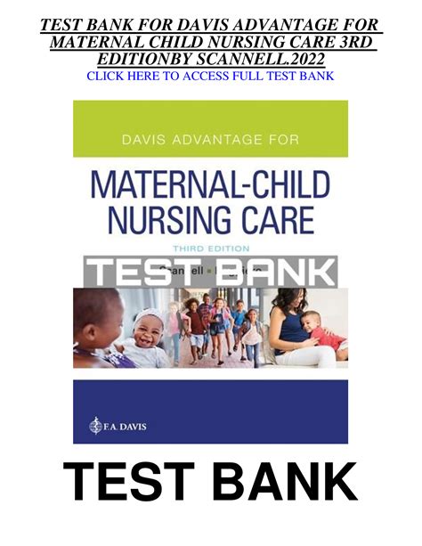 Read Maternal Child Nursing 3Rd Edition Test Bank 