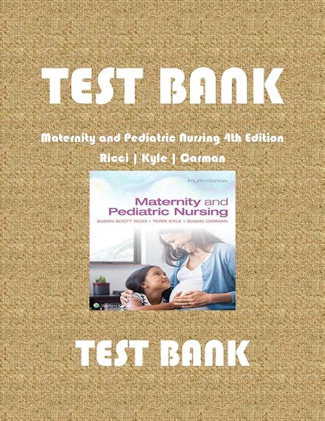 Read Maternity And Pediatric Nursing Ricci Test Bank 