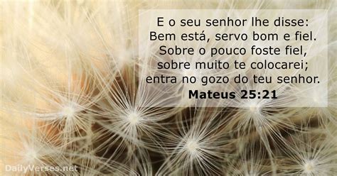 Mateus 25 21