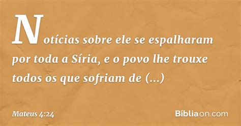 Mateus 4 24