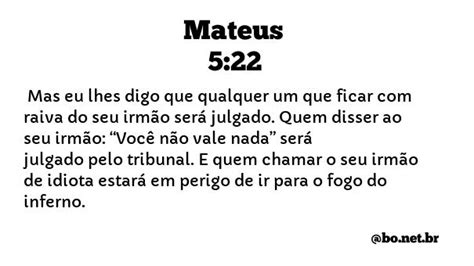 Mateus 5 22