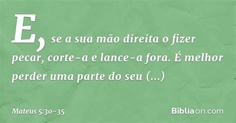 Mateus 5 30