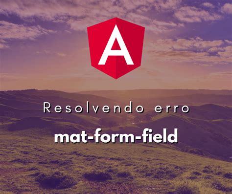 matformfield deve contenere un MatFormFieldControl