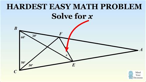 Math 1234   Math Geometry Problem 1234 Quadrilateral 60 Degrees - Math 1234