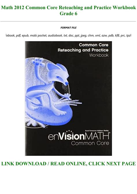 Math 2012 Common Core Reteaching And Practice Workbook Grade 2