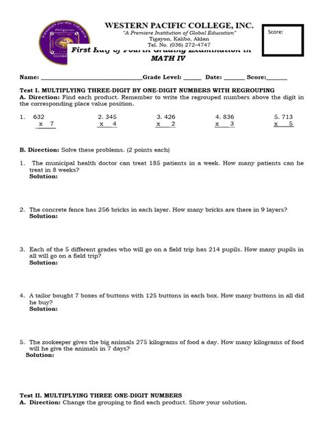 Math 3 4