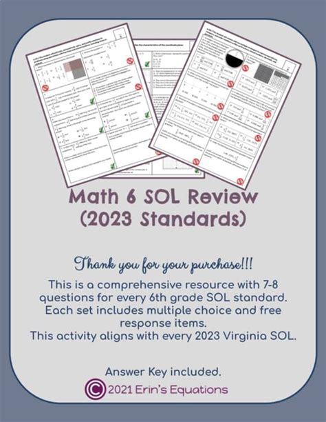 Math 6 Sol Simulation