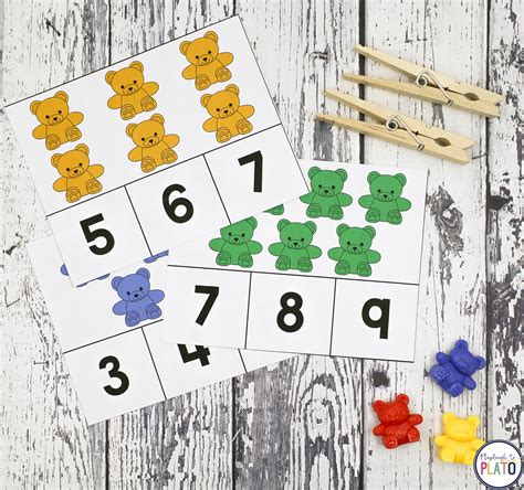 Math Activities With Counting Bears Busy Little Izzy Math Bears - Math Bears