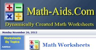 Math Aids Com What X27 S New On Math Aid Multiplication - Math Aid Multiplication