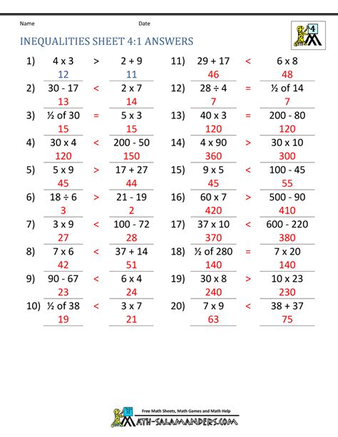 Math Answers