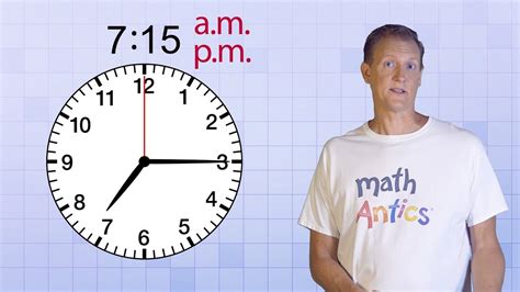 Math Antics Telling Time Youtube Telling Time Math - Telling Time Math
