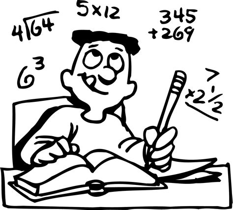 Math Assignment Clipart