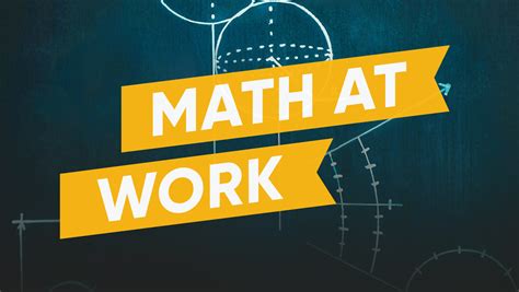Math At Work Jobs That Involve Math Houghton Math School Work - Math School Work