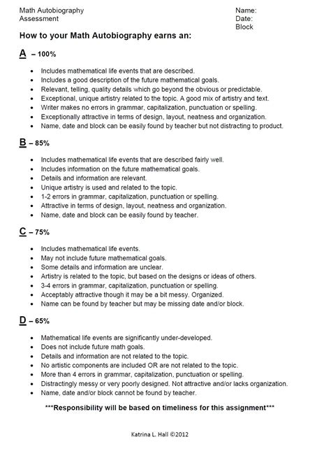 math autobiography essays