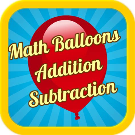 Math Balloons Addition Subtraction Arcade Fuse Subtraction Balloon Pop - Subtraction Balloon Pop