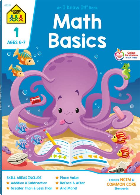 Math Basics Workbook Grade 1