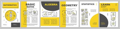 math brochure templates