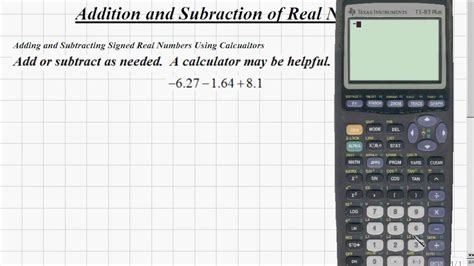 Math Calculator Signed Decimal Addition And Subtraction - Signed Decimal Addition And Subtraction