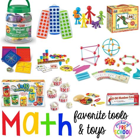 Math Center Tools And Toys For Preschool Pre Math Toys For Preschoolers - Math Toys For Preschoolers