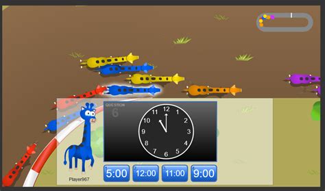 Math Clock Digital   Giraffe Dash Time Math Playground - Math Clock Digital