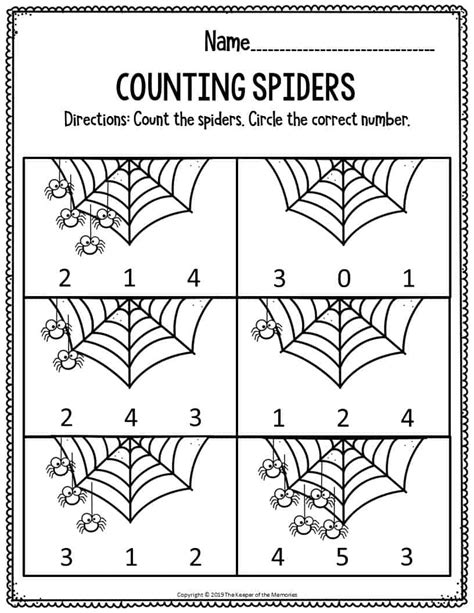 Math Crafts Spider 1st Grade Worksheet - Spider 1st Grade Worksheet