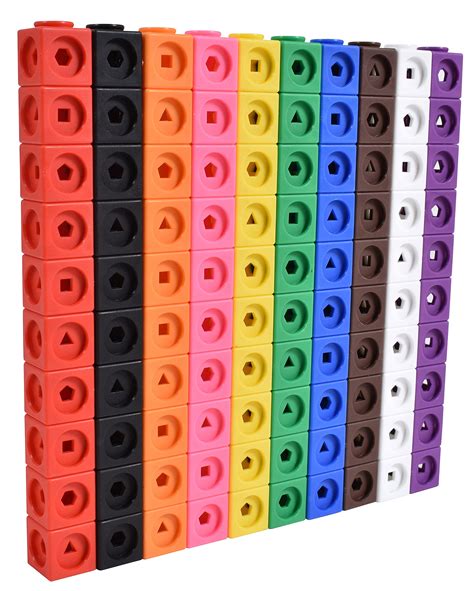 Math Cubes Set Of 100 Math Manipulatives Classroom Math Toy Box - Math Toy Box
