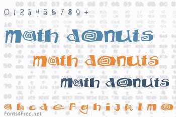 Math Donuts Download Free Fonts Math Donut - Math Donut