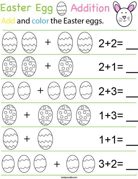 Math Eggs   Counting And Addition Math Mats For Use With - Math Eggs