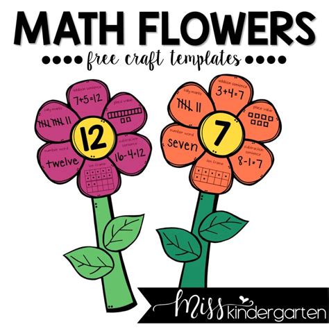 Math Flowers At Enchantedlearning Com Flower Math - Flower Math