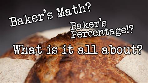 Math For Bakers Bakers Math - Bakers Math