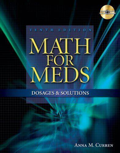 math for meds curren 10th edition