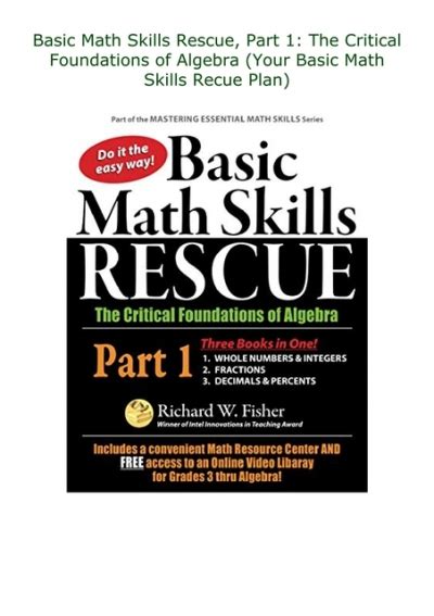 Math Foundations Basic Math Skills Every Adult Should Basics Of Math - Basics Of Math