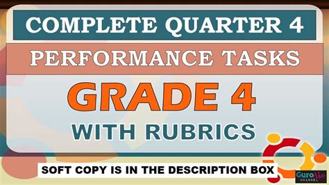 Math Grade 4 Performance Task Scoring Guide Free 7th Grade Math Performance Task - 7th Grade Math Performance Task
