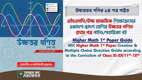 Math Guide For Hsc 1st Paper
