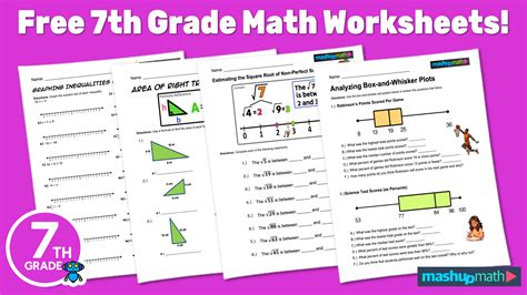 Math Homework Packet For 7th Grade
