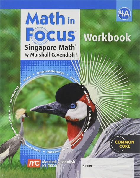 math in focus workbook 4a answer key