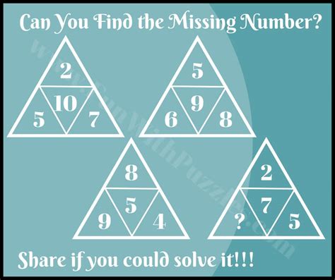 Math Iq Riddles Cracking The Missing Number Code Riddle Math - Riddle Math
