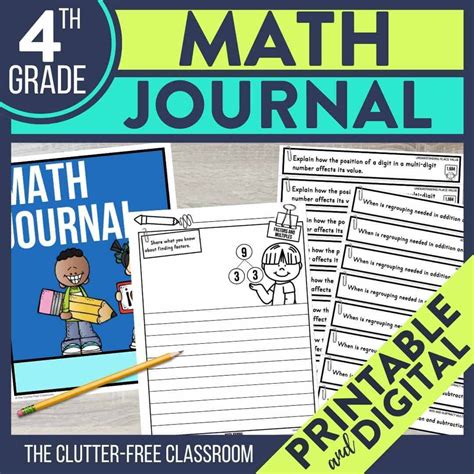 Math Journal 5th Grade By Teaching With Heart Math Journal 5th Grade - Math Journal 5th Grade