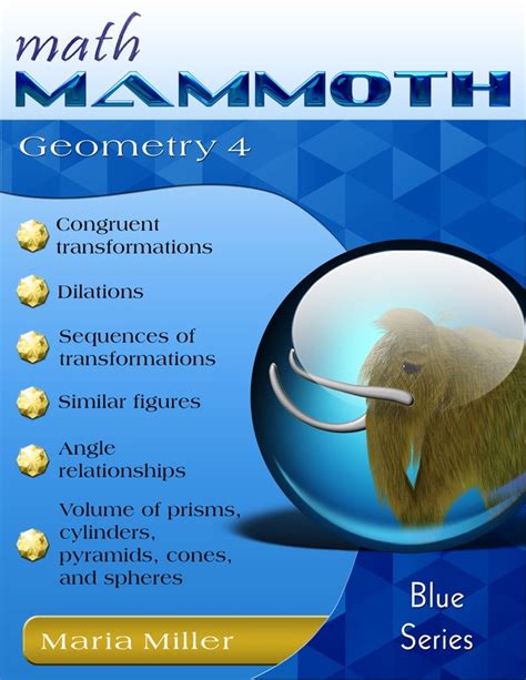 Math Mammoth Geometry 4 A Textbook Workbook For Go Math 8th Grade Textbook - Go Math 8th Grade Textbook