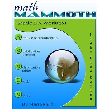 Math Mammoth Grade 3 Complete Curriculum 3rd Grade Math Curriculum Worksheet - 3rd Grade Math Curriculum Worksheet
